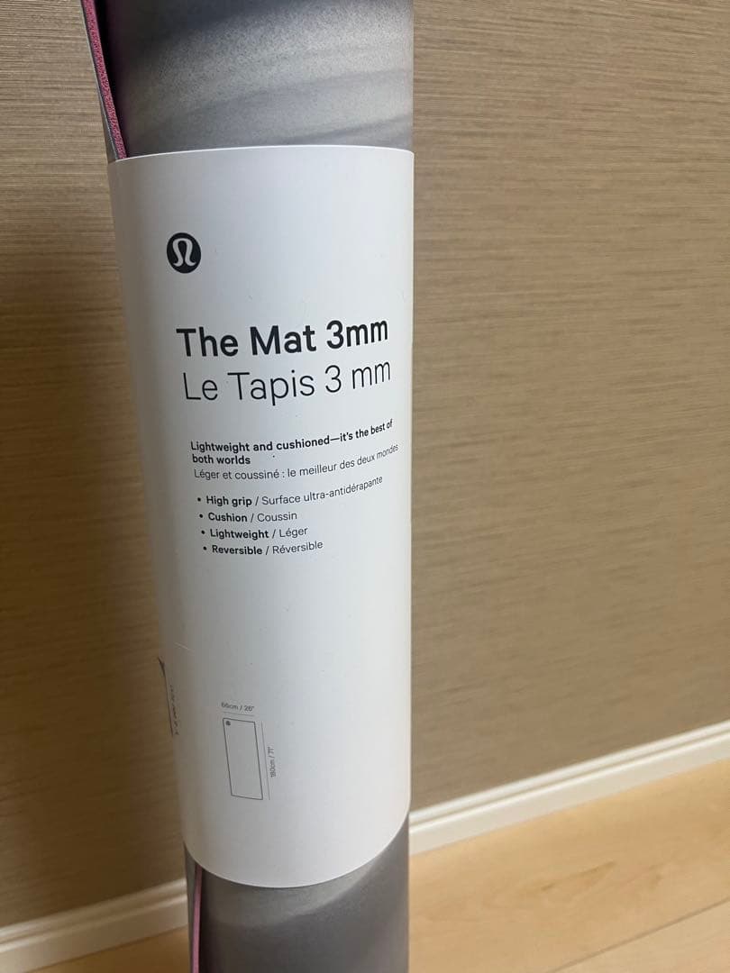 ルルレモン　ヨガマット　新品未使用品　3ミリ