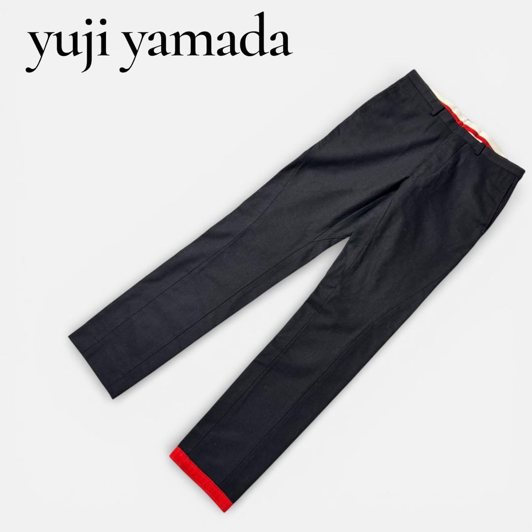 沼野 yuji yamada スリムスラックス ブラック 1