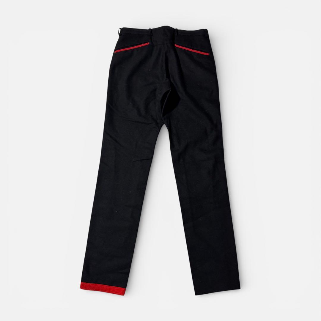 沼野 yuji yamada スリムスラックス ブラック 1