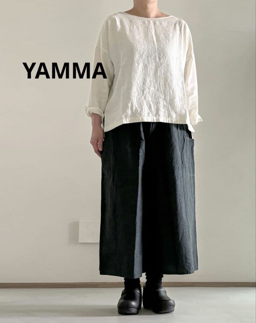 1541　ヤンマ産業　YAMMA 綿 キュロットパンツ　ガウチョパンツ