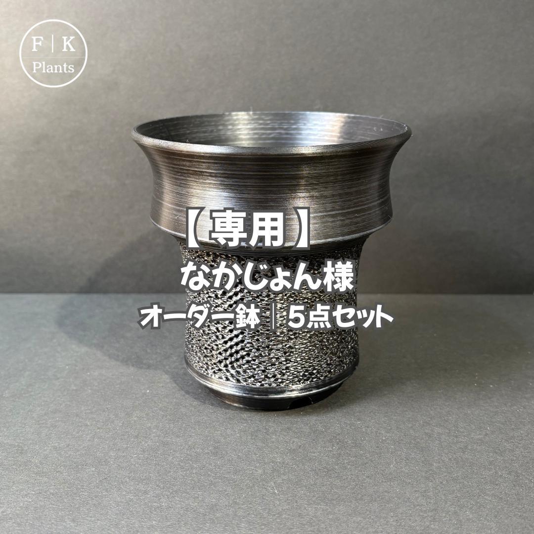【専用】なかじょん様｜オーダー鉢 5点セット（Silver）
