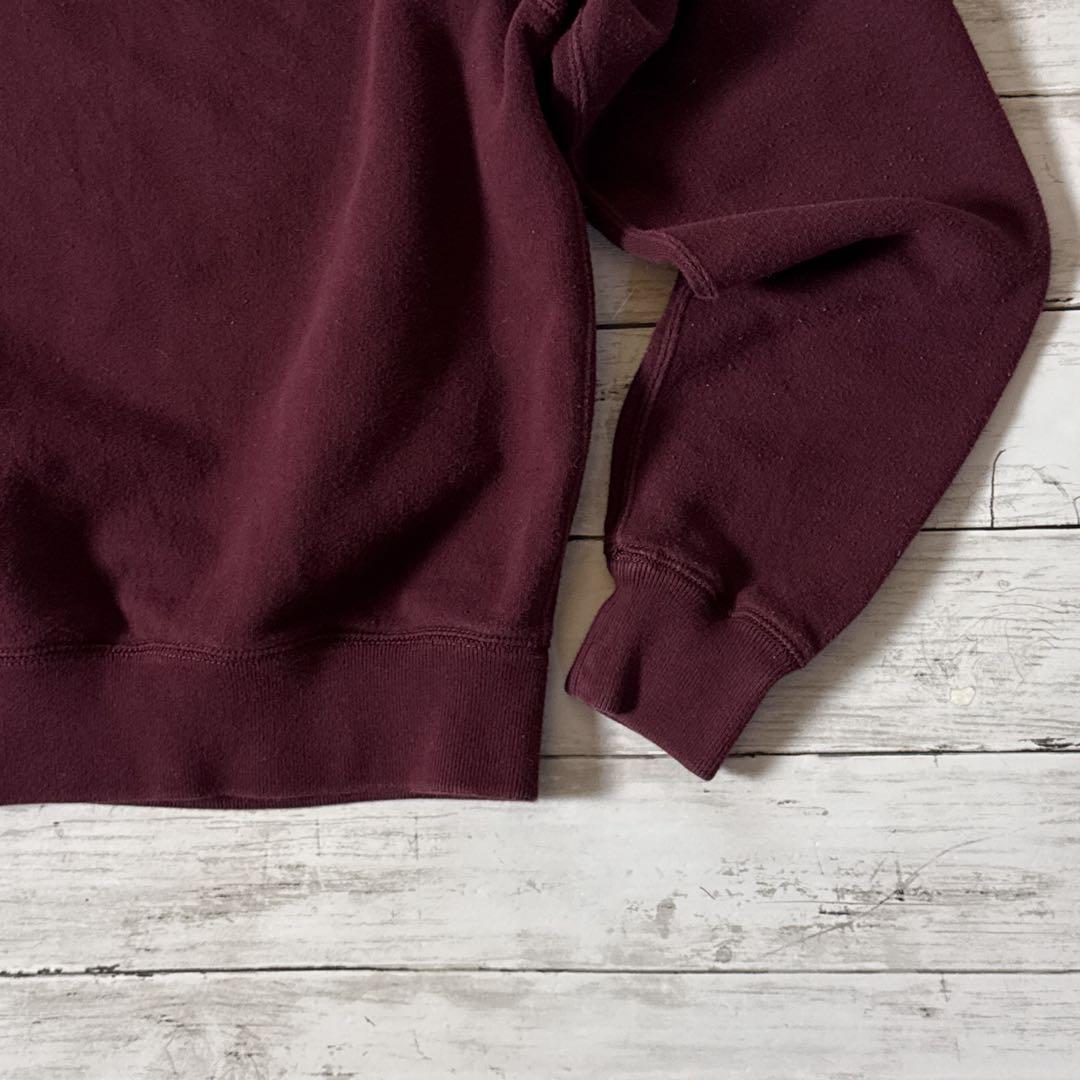 こ*わ様 ポロラルフローレン スウェット M ボルドー ワンポイント 刺繍 前V