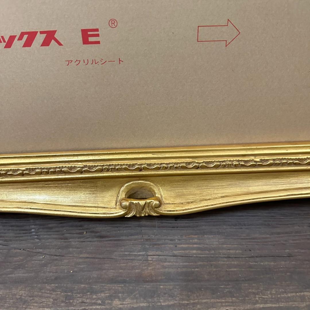 新品　未使用 　ゴールド　　F12 油絵額縁／油彩額縁　610×500