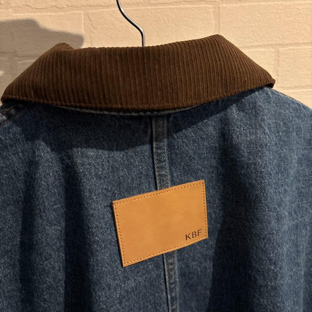 KBF 2WAY デニムブルゾン 【ライトブルー】