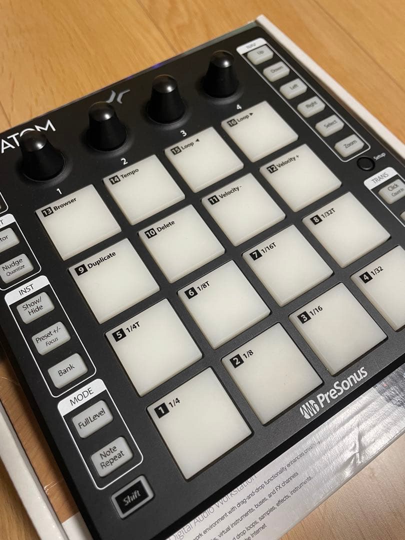 PreSonus ATOM MIDIパッド コントローラー