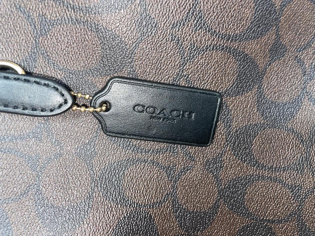 【新品未使用】コーチモリー トート シグネチャー キャンバス