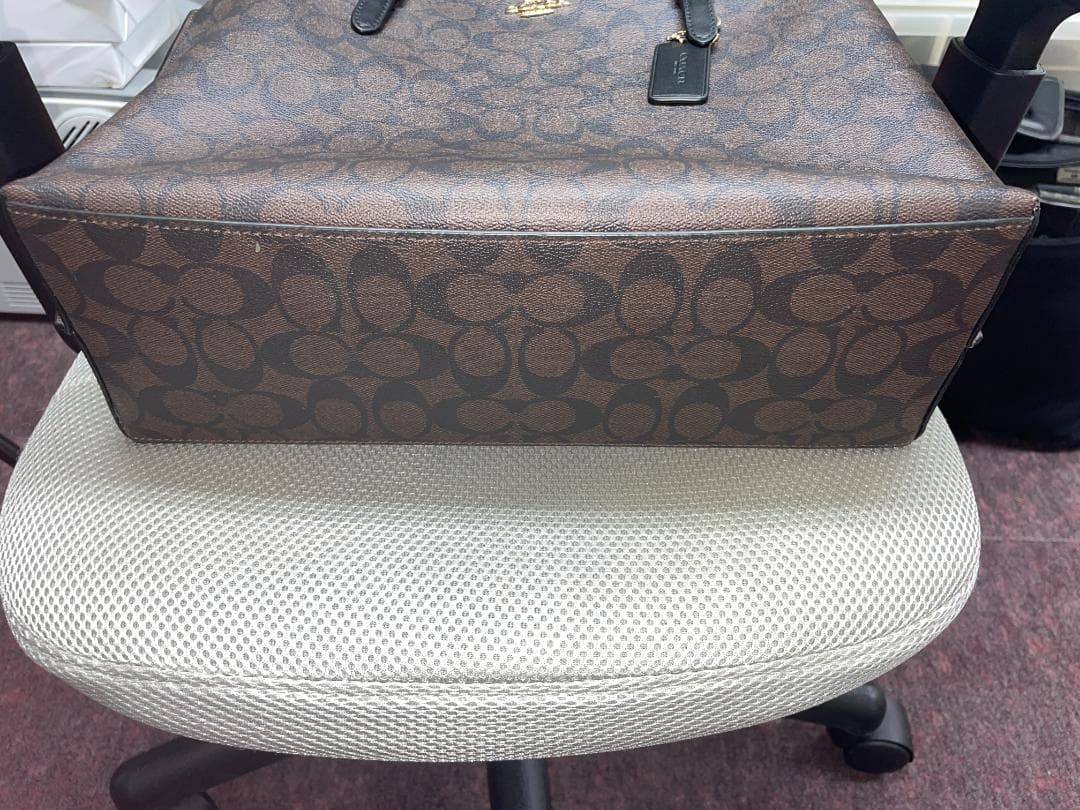 【新品未使用】コーチモリー トート シグネチャー キャンバス