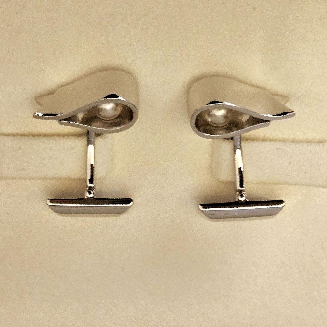 ミキモト カフス 銀製・本真珠【未使用】MIKIMOTO PF311-S