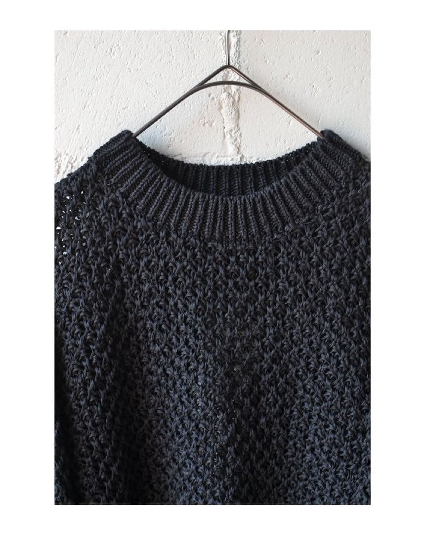 【美品】Yonetomi GIMA MESH KNIT PULLOVER