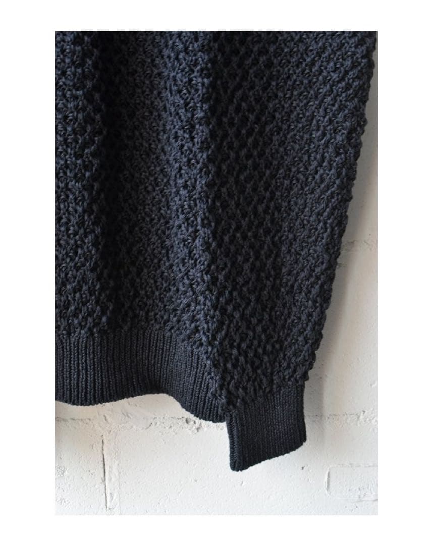 【美品】Yonetomi GIMA MESH KNIT PULLOVER
