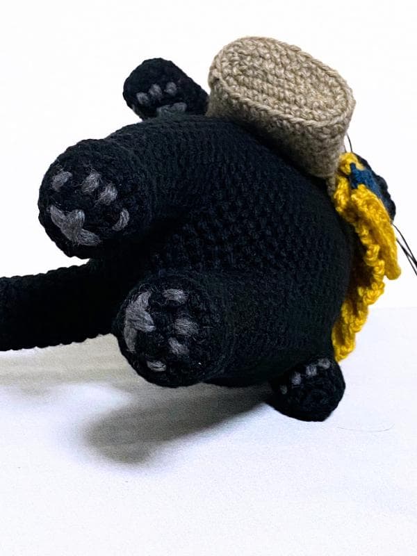 【eri35様お取置き】いっしょにおでかけ♪黒猫さんのあみぐるみ