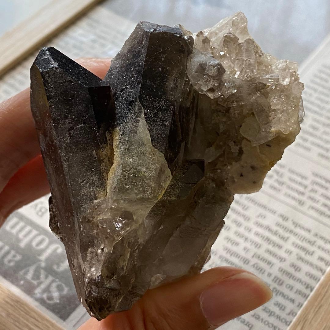 ゼウス スモーキー シトリン 原石 クラスター 天然石 パワーストーン