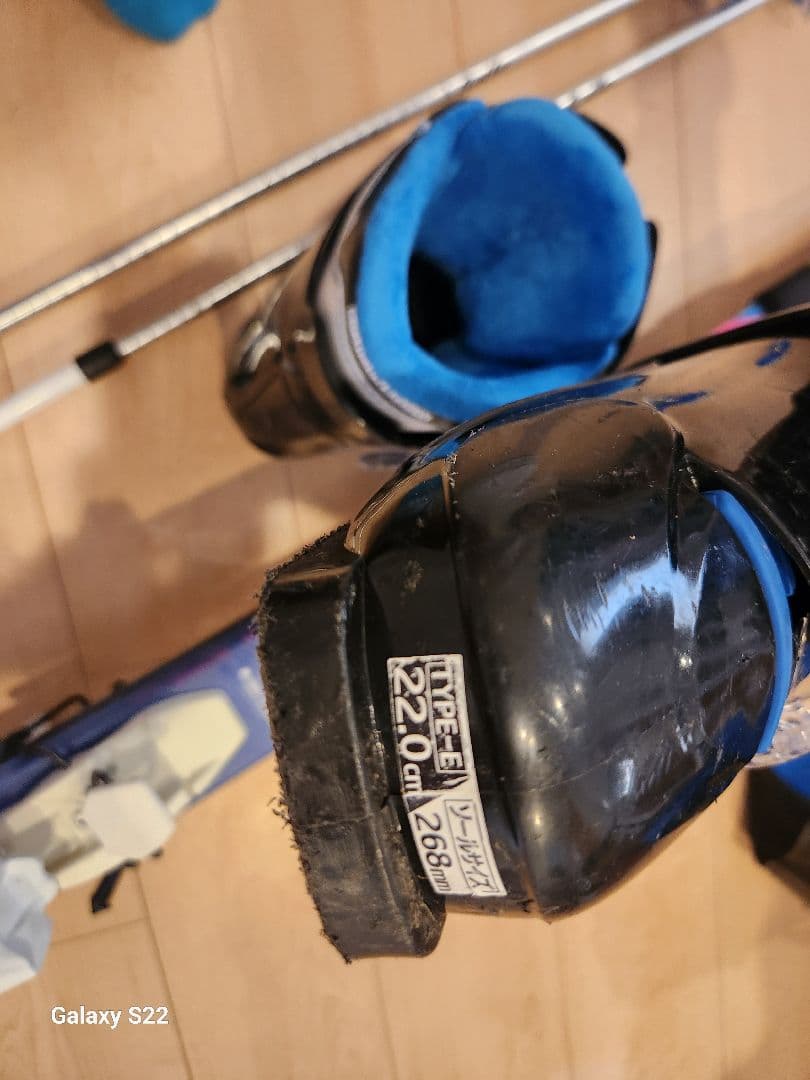 子供用スキーセット 板 116センチ ブーツ22センチ ジュニア