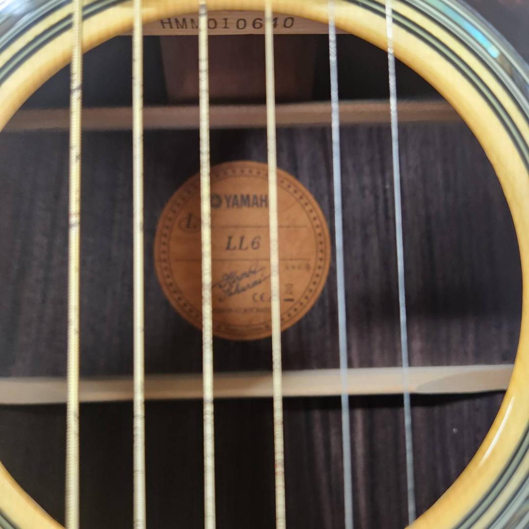 【美品】YAMAHA LL6 アコースティックギター　ソフトケース付き
