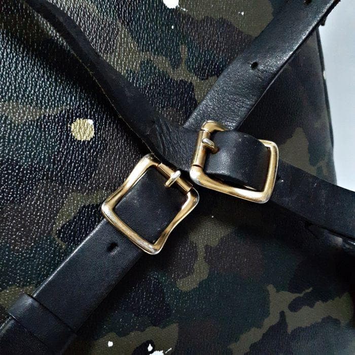 GENTIL BANDIT カモフラ PVC レザー リュック バックパック