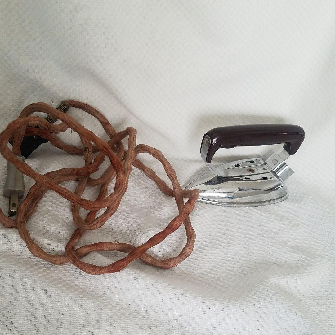 値下げ　ナショナル　ミニアイロン昭和レトロ　アンティーク　ヴィンテージ　昭和家電