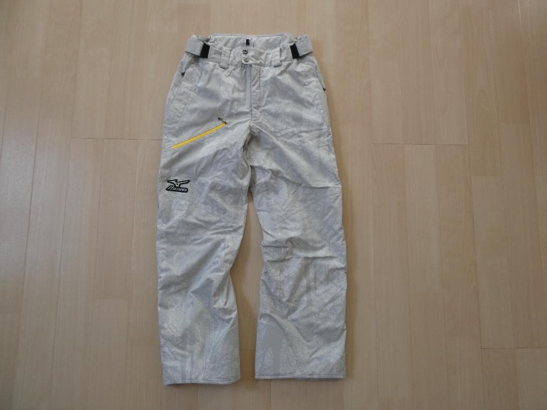 ミズノ　スキーウェア上下M　ホワイトツリー柄