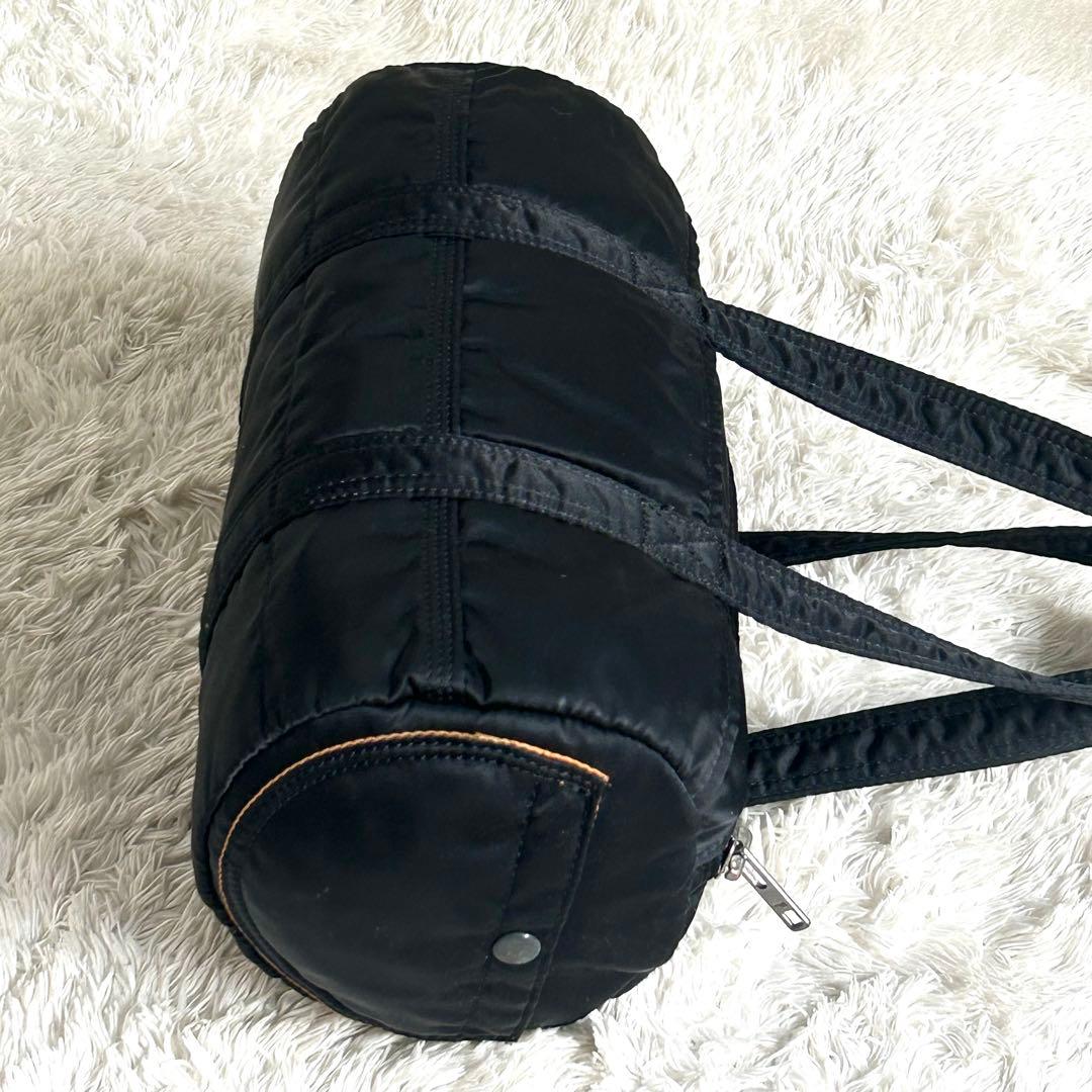 美品✨PORTER ポーター タンカー ミニボストン ドラム ダッフル 黒 廃盤
