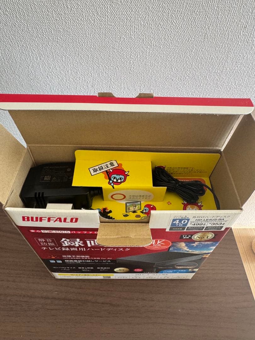 BUFFALO 4TB 外付けハードディスク