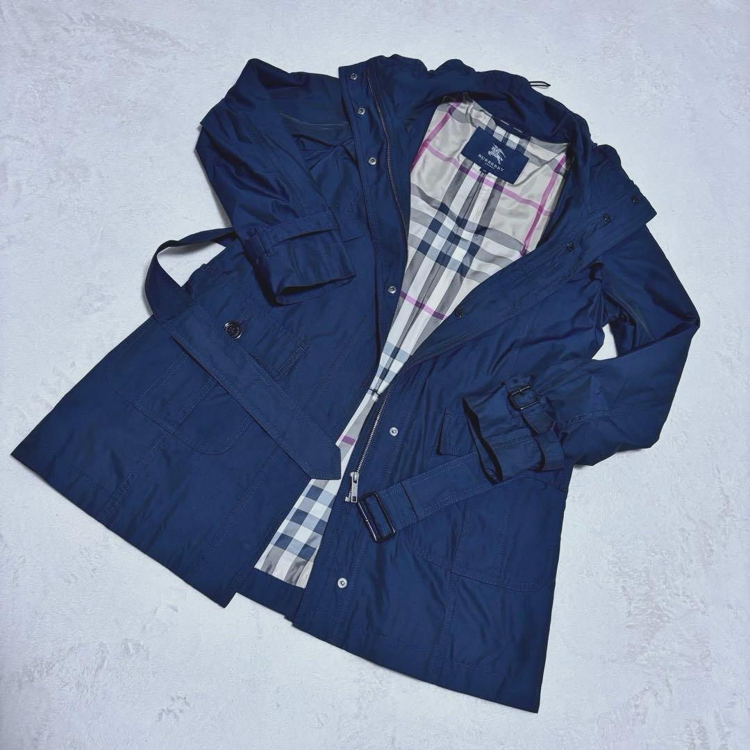 【超美品】Burberry London バーバリーロンドン　モッズコート