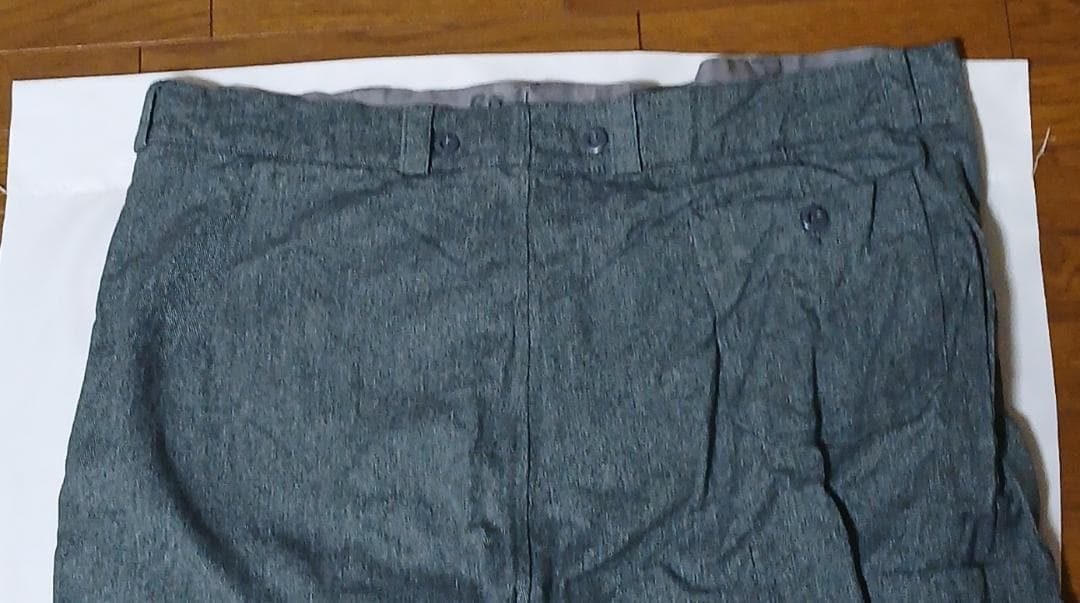 ヴィンテージ スイス軍 デニム ワークパンツ サイズ 4XL程度　軍物