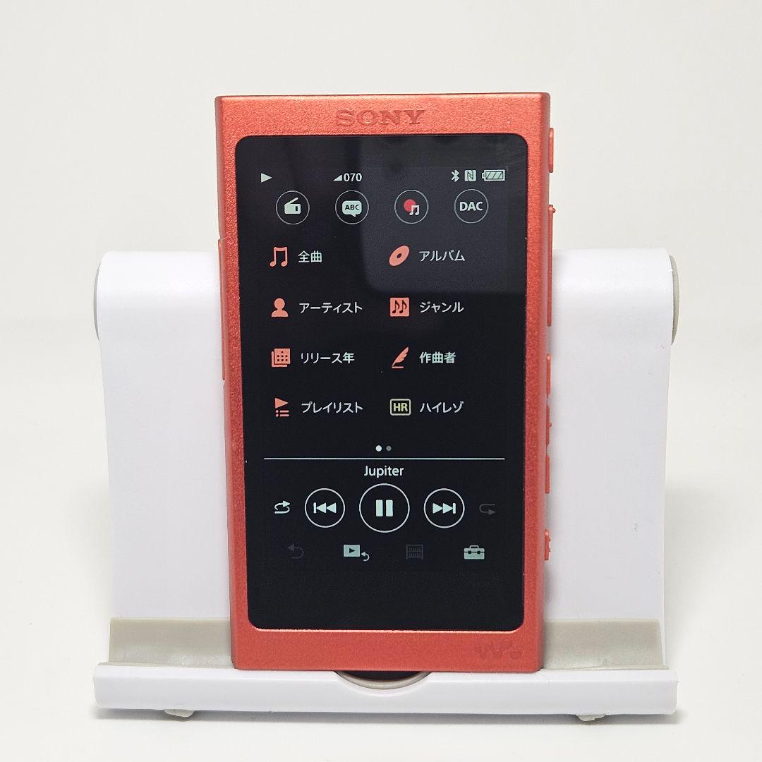 極美品 WALKMAN NW-A45 16GB シナバーレッド ハイレゾ 本体