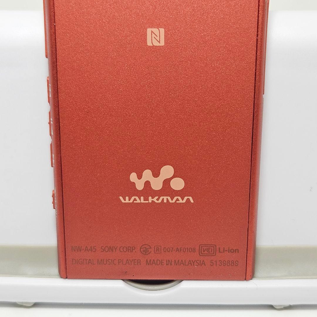 極美品 WALKMAN NW-A45 16GB シナバーレッド ハイレゾ 本体