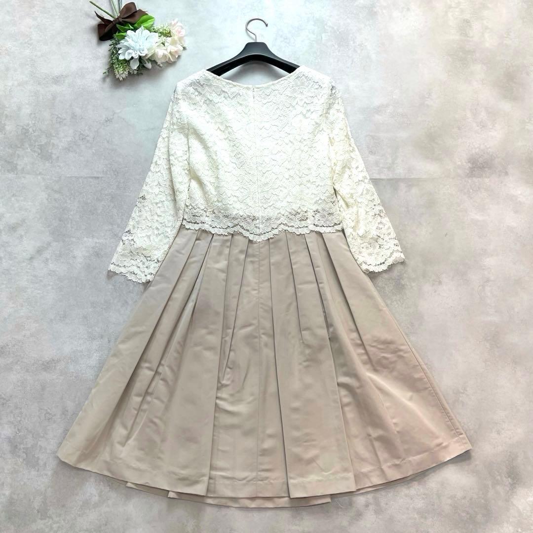 新品タグ付き✨ブルーレーベルクレストブリッジ ドッキングワンピース レース 36