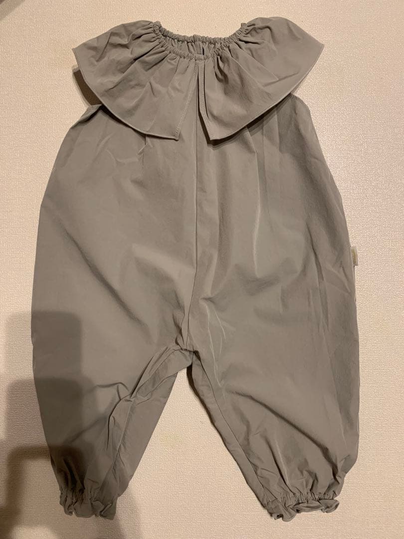 マールマール　プレイウェア　80 グレー　MARLMARL カバーオール　虫除け