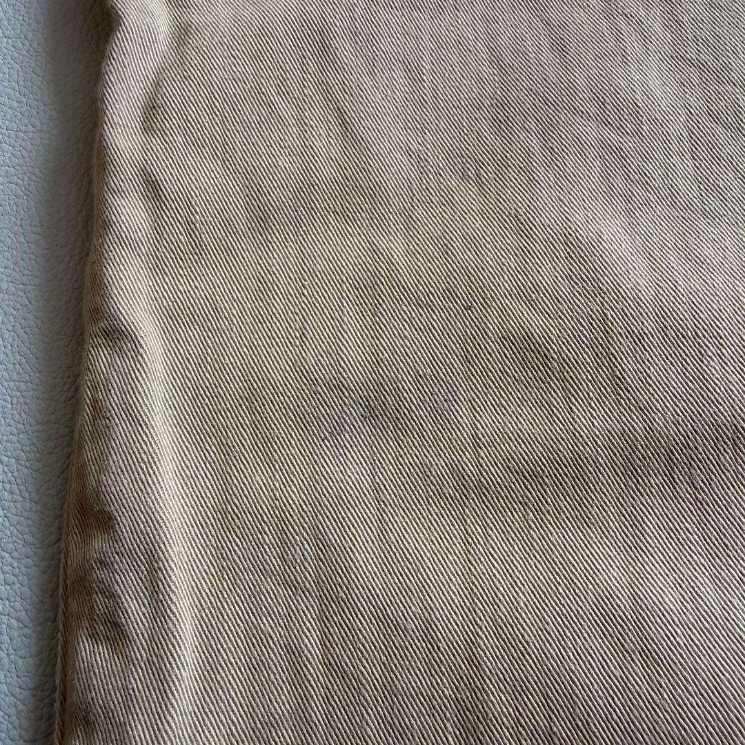 近年　現行　45R 定番チノパン ベージュ ゆったりストレート テーパード