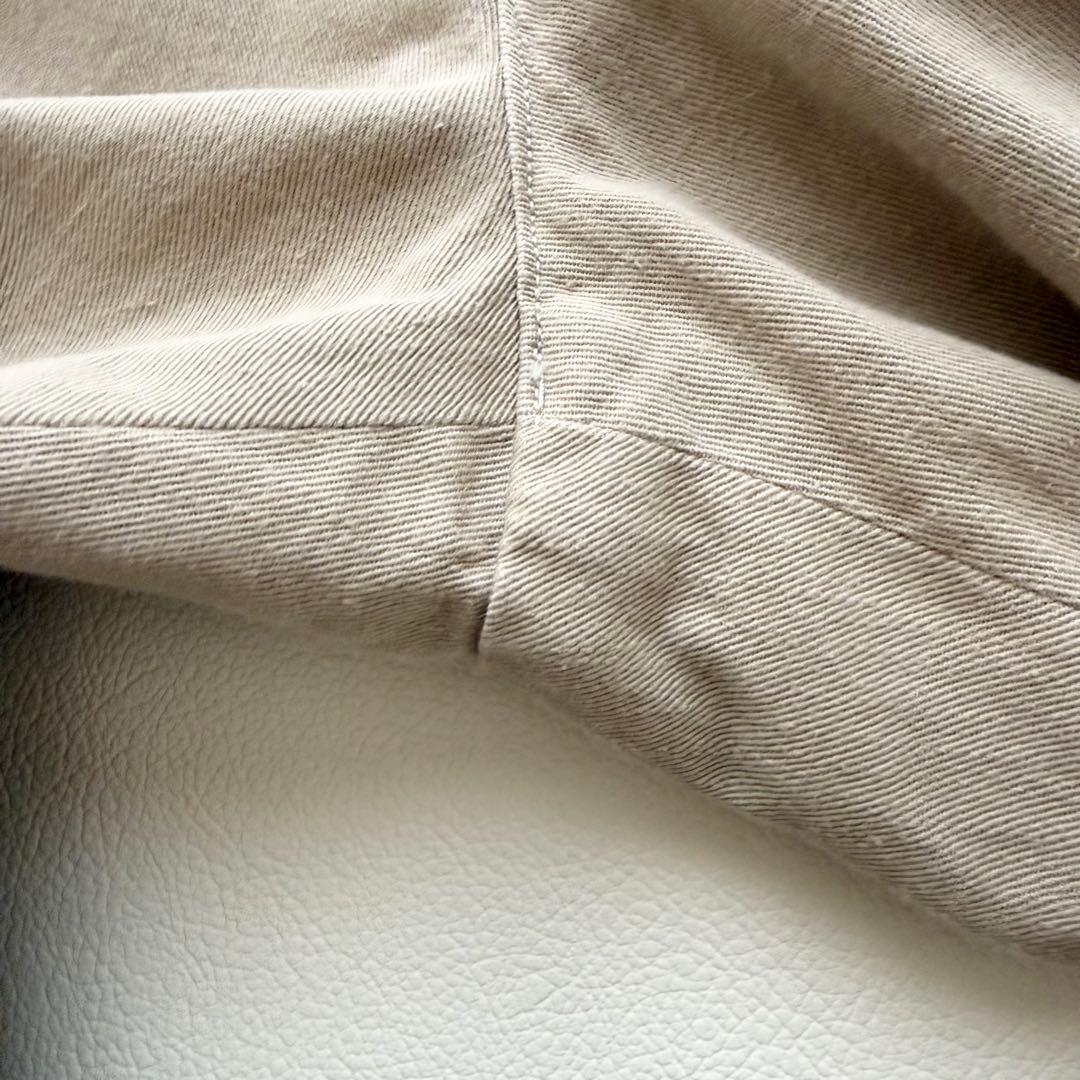 近年　現行　45R 定番チノパン ベージュ ゆったりストレート テーパード