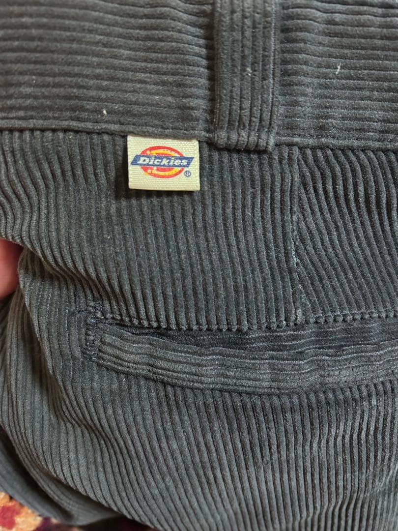 80s Dickies チビタグ コーデュロイ　ネイビー W32L32 USA製