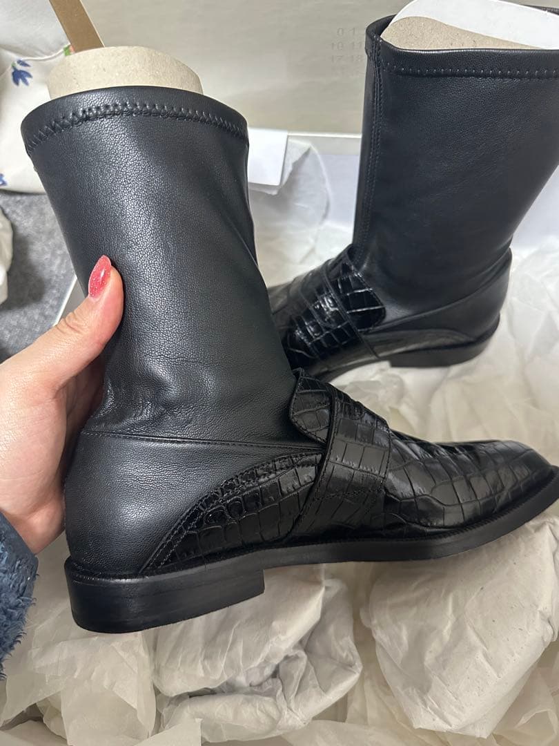 Maison Margiela/メゾン マルジェラ◆足袋ブーツ 23.5黒 タビ