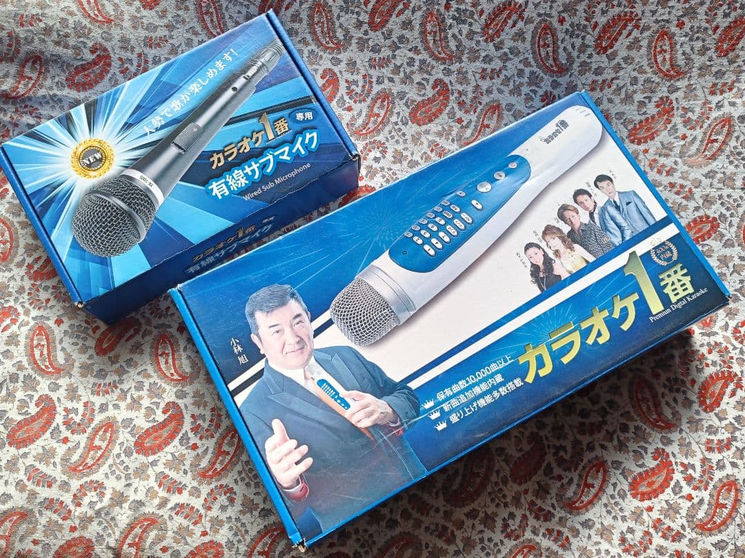 【新品未使用】夢グループ　カラオケ一番＆純正サブマイク　動作確認済