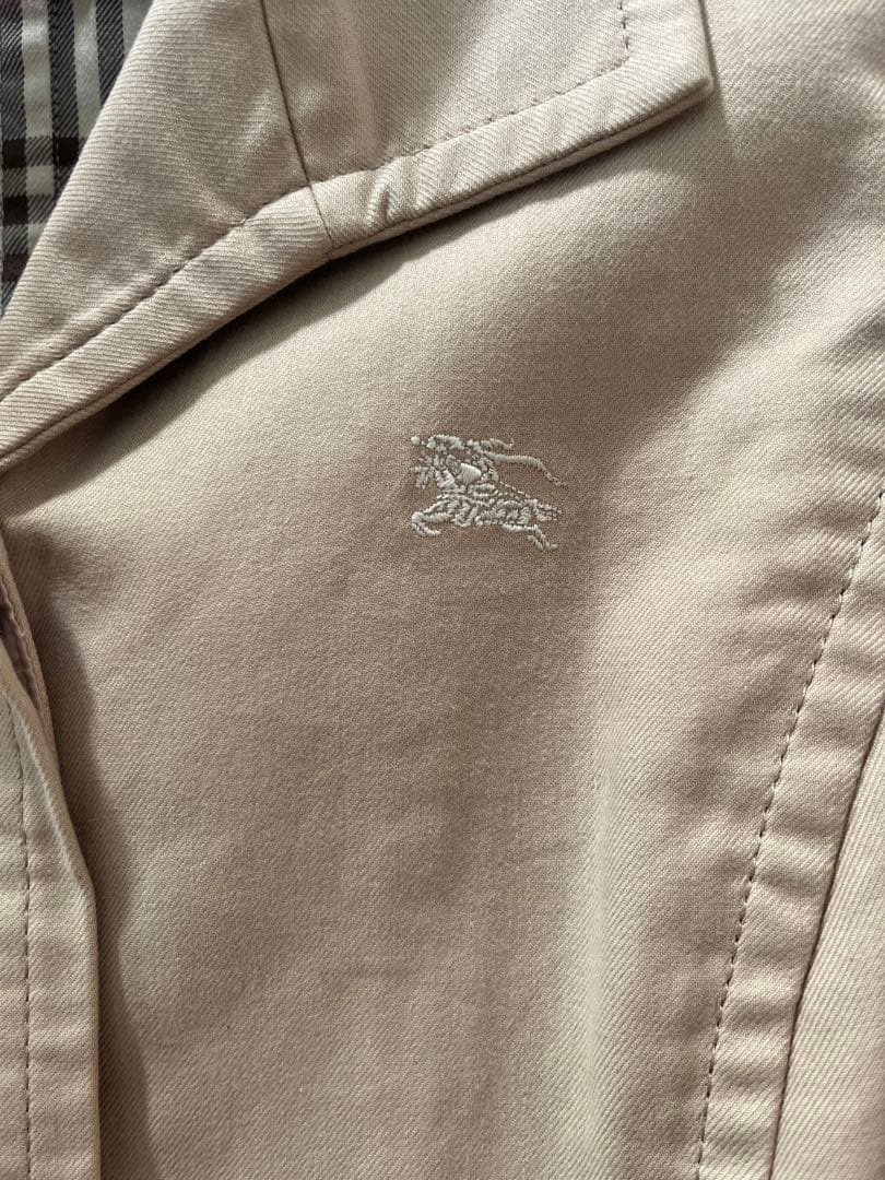 バーバリー ブルーレーベル ベージュ ジャケット チェック