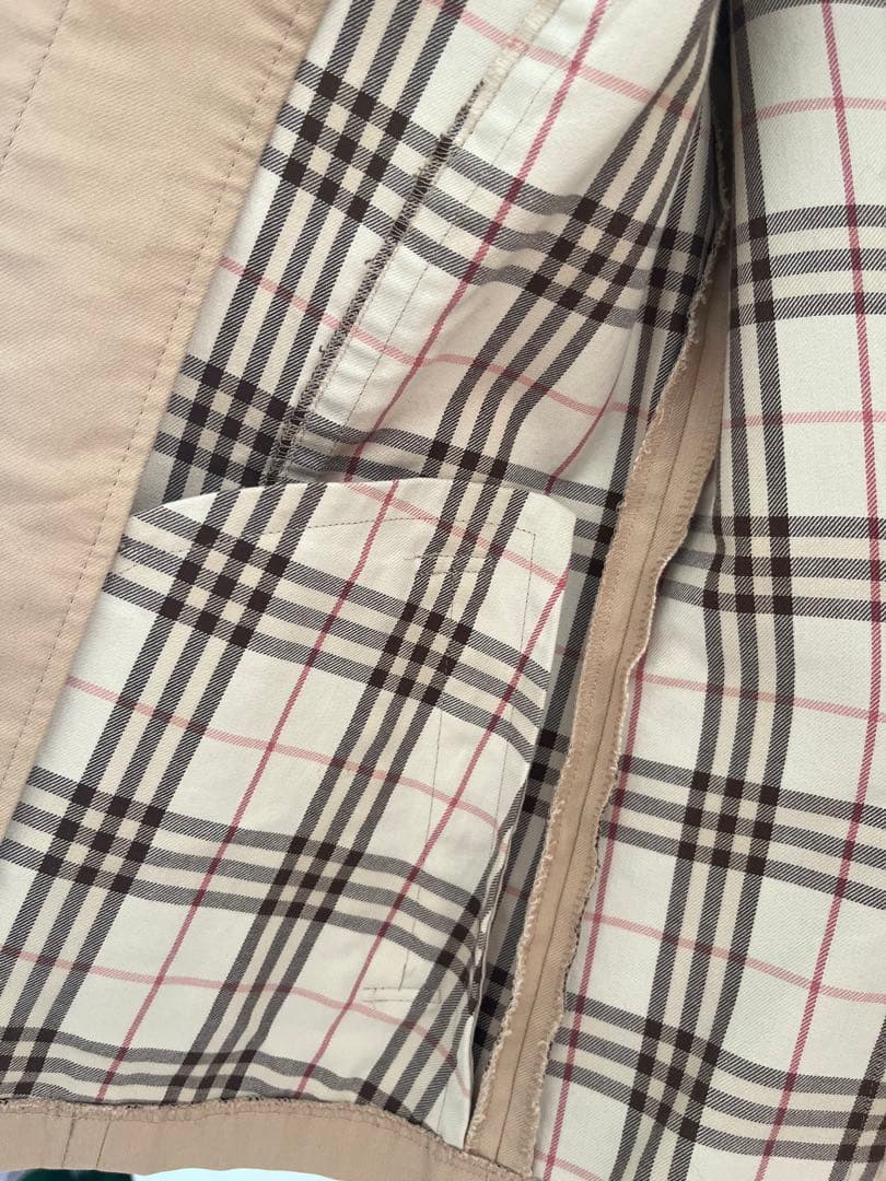 バーバリー ブルーレーベル ベージュ ジャケット チェック