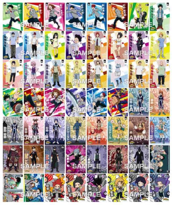僕のヒーローアカデミア　クリアカードコレクション2.3 ほぼコンプ
