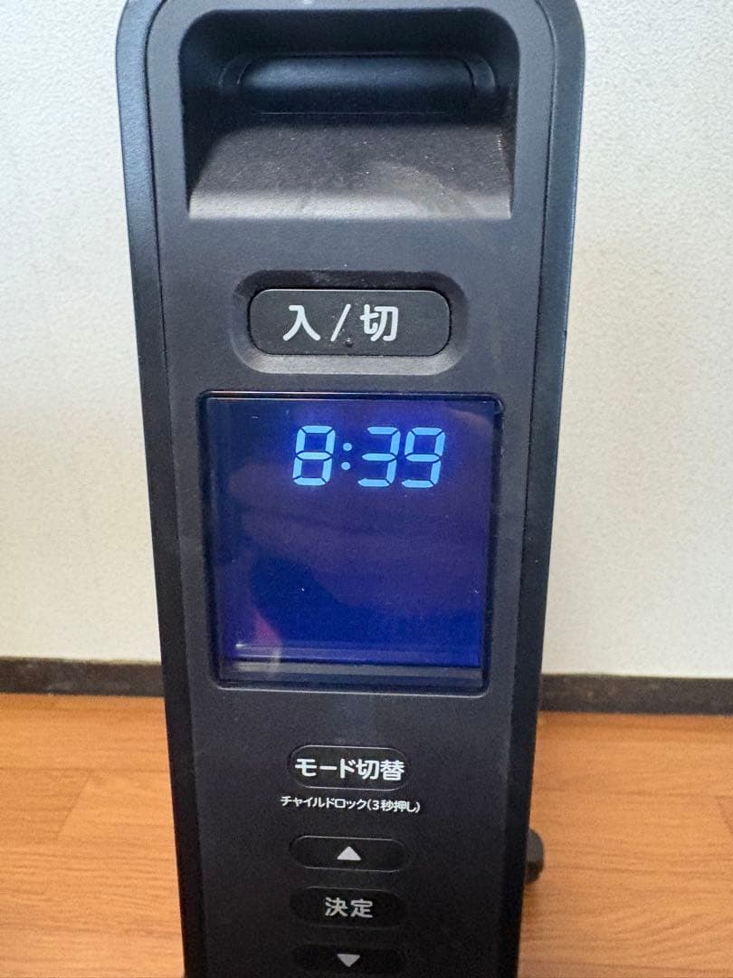 シロカヒーター　24年　リモコンなし　　siroca 速暖マイカヒーター