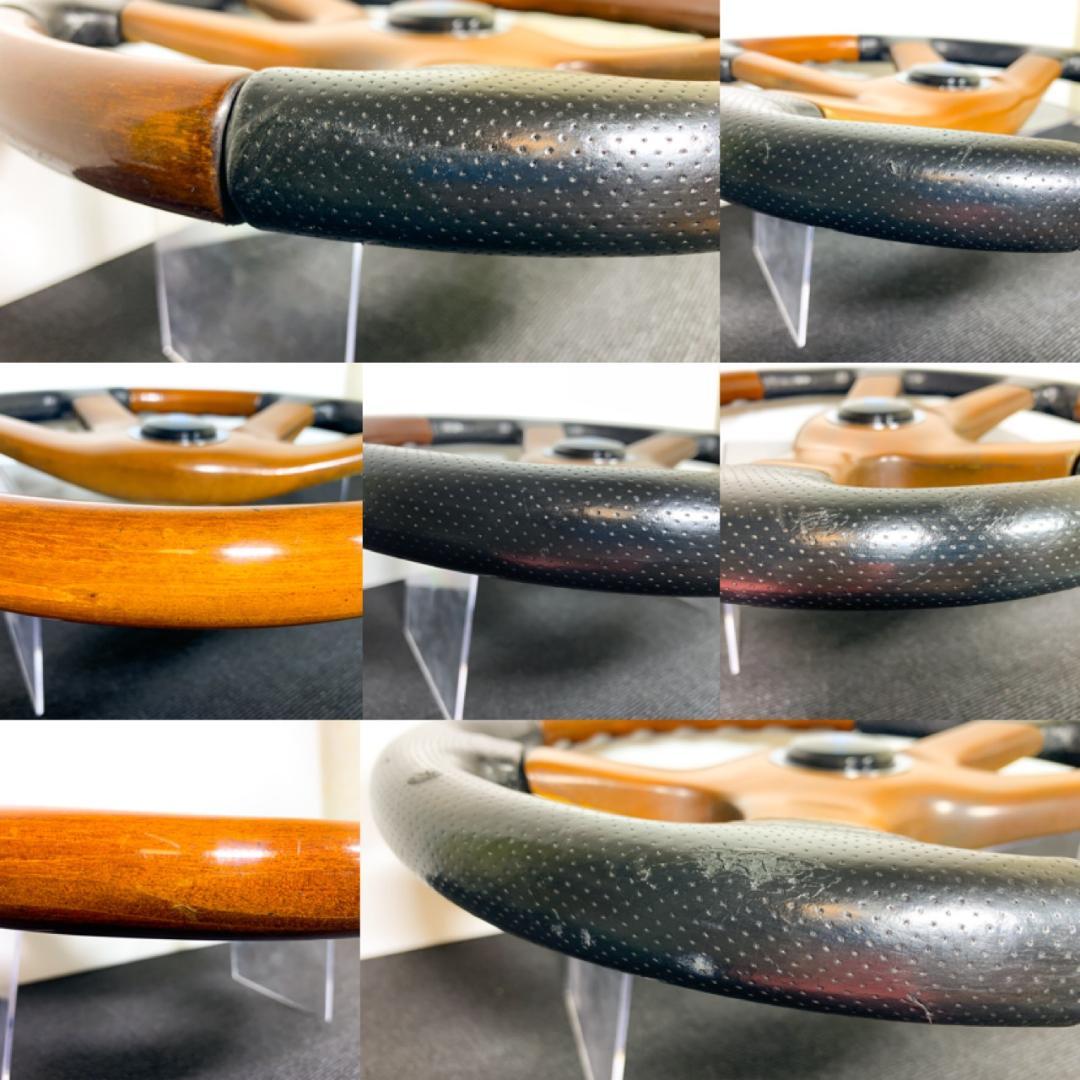 希少 ナルディ ガラ4 タイプ4 ウッド ザー コンビ ステアリング ホーン付き