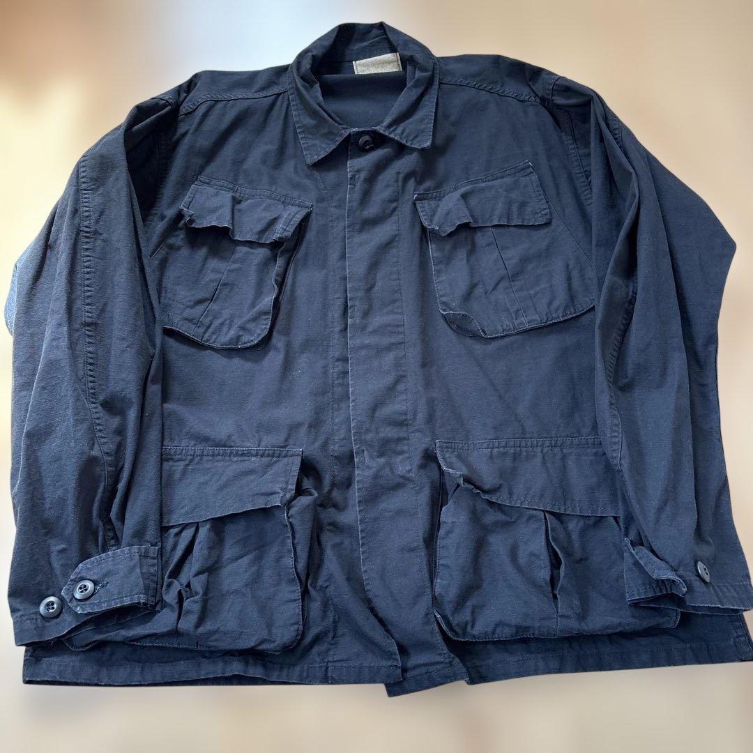 ジャングル ファティーグ ジャケット BLACK OVY KAJA