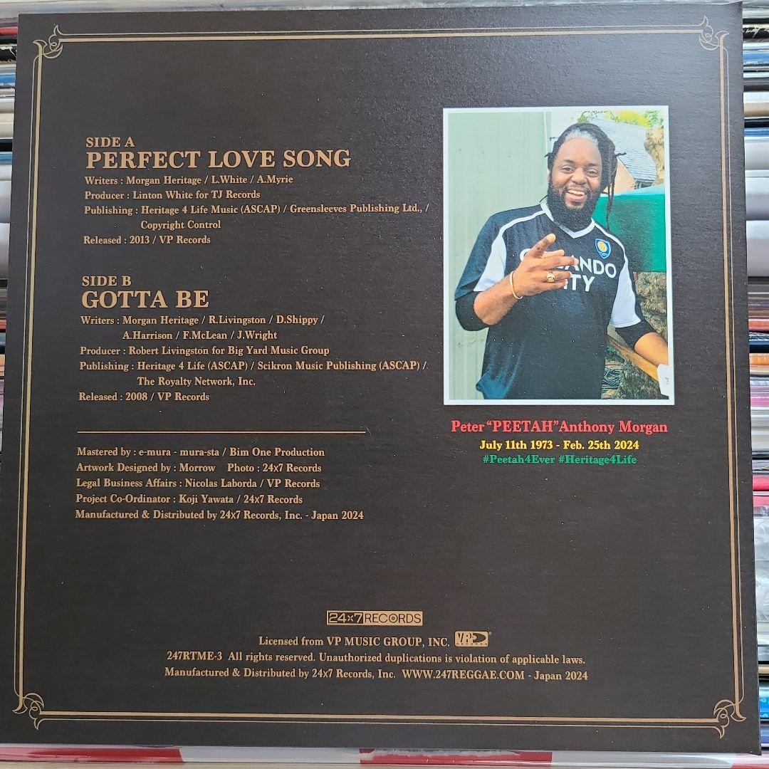 MORGAN HERITAGE PERFECT LOVE SONG 7インチ