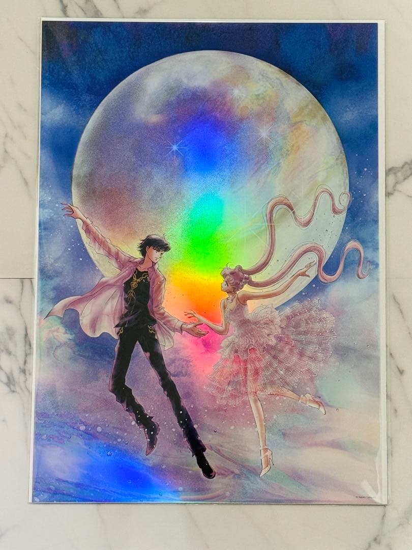 セーラームーン ミュージアム オーロラポスター うさぎ＆衛