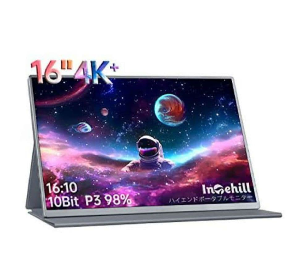 あさぴ様【4K+16インチ】モバイルモニター 3840x2400 ※2回のみ使用