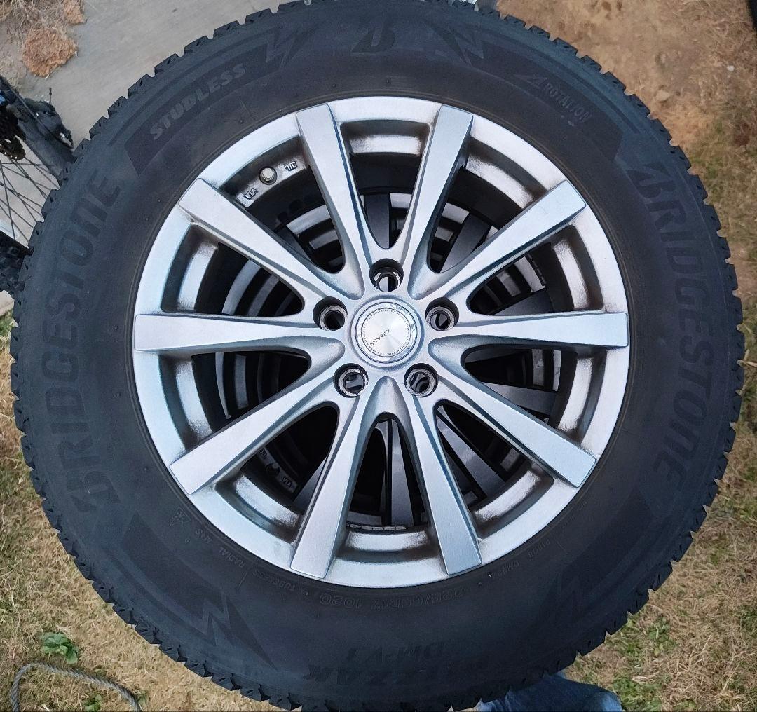 225/65R17　タイヤ・ホイール×４本セット　スタッドレス　ハリヤー