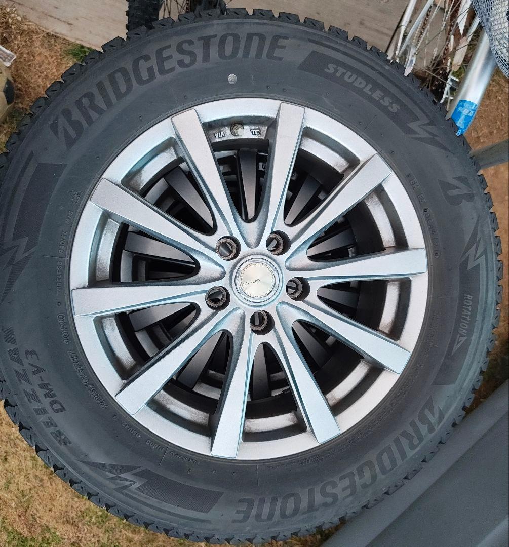 225/65R17　タイヤ・ホイール×４本セット　スタッドレス　ハリヤー