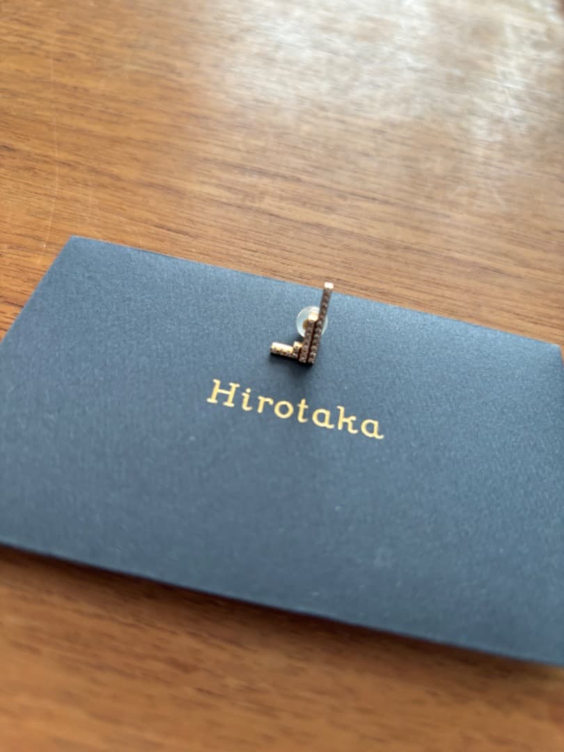 レア✨Hirotaka k10ダイヤモンドピアス(片耳)