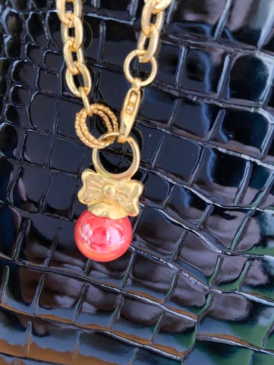 銀座マリー 鞄 ハンドバッグクロコダイル型押し