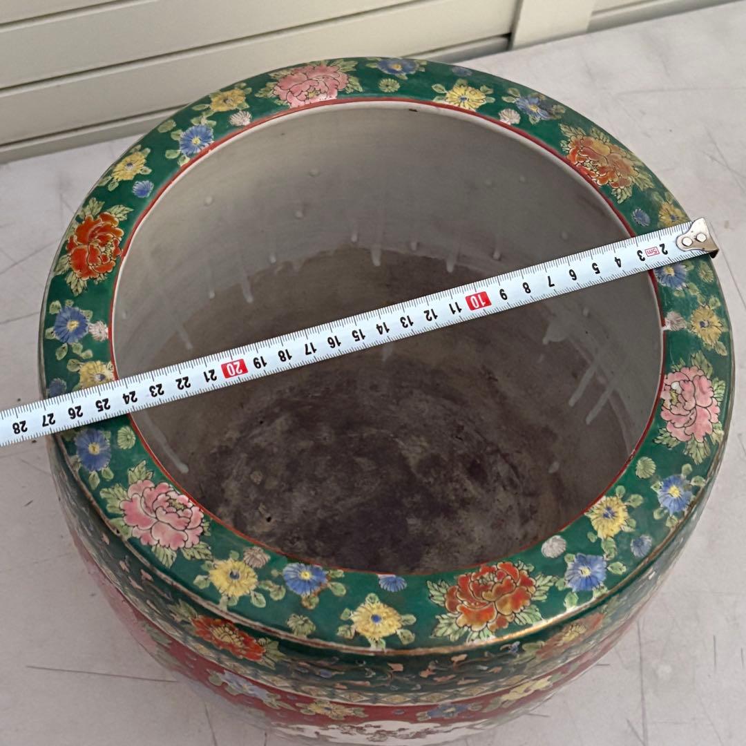 古伊万里◎兎図赤絵火鉢