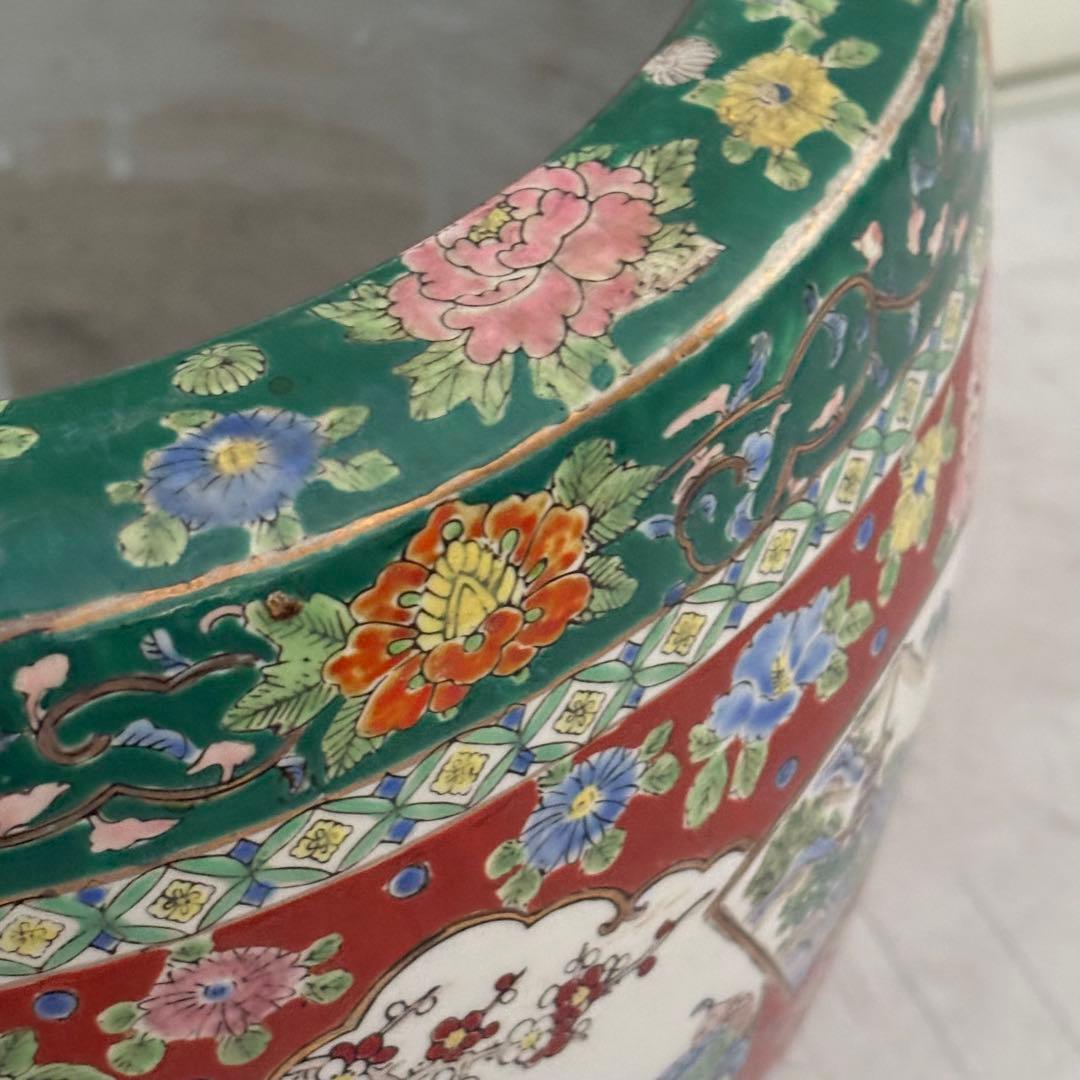 古伊万里◎兎図赤絵火鉢