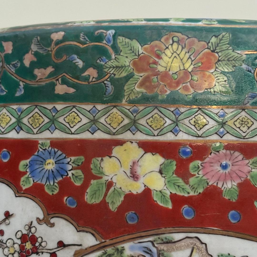 古伊万里◎兎図赤絵火鉢